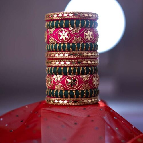 Black and pink Bangels