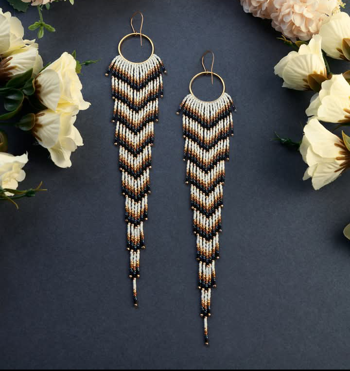 Handmade beaded earrings